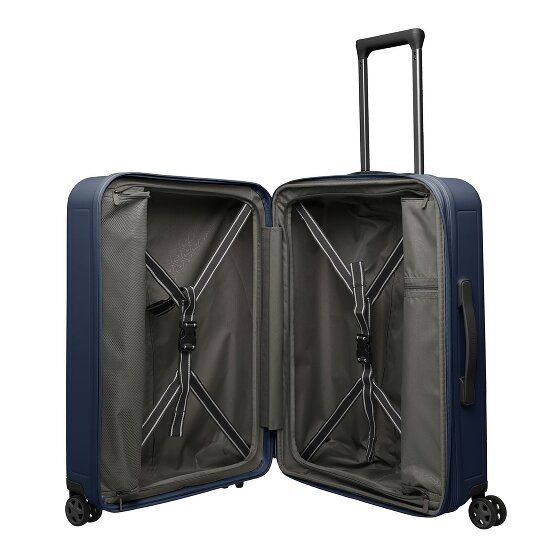 Travelite Panello 4 roulettes Trolley M 65 cm avec soufflet d'extension