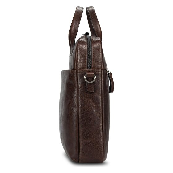 Jost Glasgow Attaché-case Cuir véritable 37 cm Compartiment ordinateur