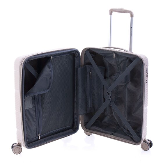 Gladiator 0800 4 roulettes Trolley 55 cm avec soufflet d'extension