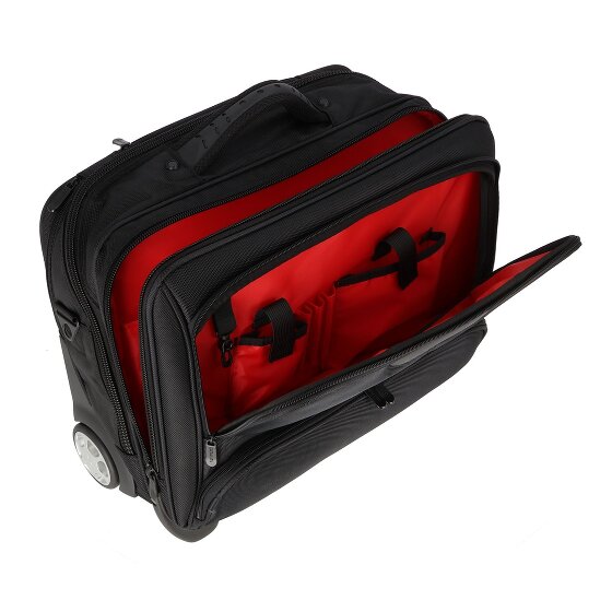 Dermata 2 roulettes Trolley d'affaires 41 cm Compartiment pour ordinateur portable