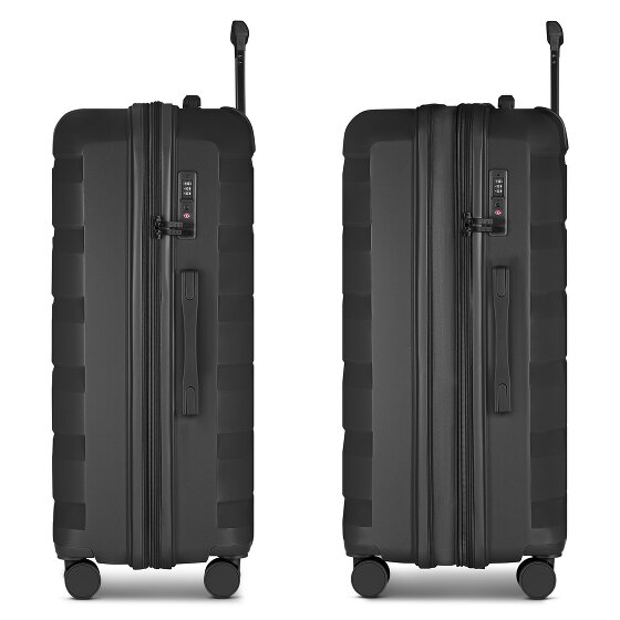 d&n South Dakota 4 roulettes Trolley L 76 cm avec soufflet d'extension