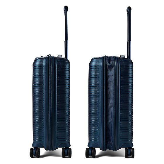 Polestream Paris 4 roulettes Trolley de cabine 55 cm avec soufflet d'extension