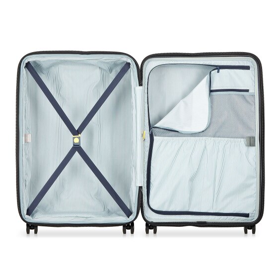 Delsey Paris Longitude 4 roues Valise cabine 76 cm '"avec soufflet d''extension"'