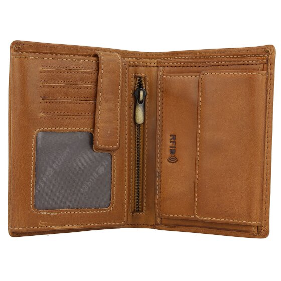 Greenburry Tornado Porte-monnaie Protection RFID Cuir 10 cm