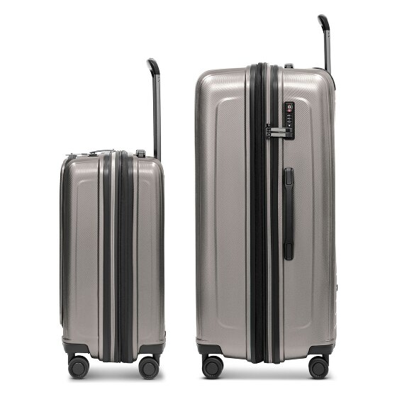 Redolz Essentials 14 Set de valises à 4 roulettes 2 pcs. compartiment pour ordinateur portable avec soufflet d'extension