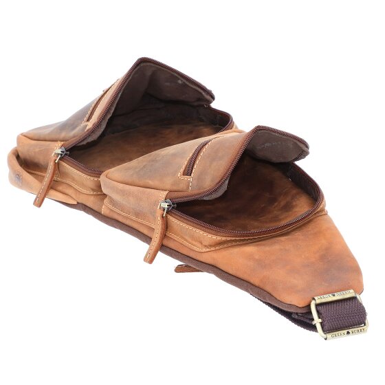 Greenburry Sac à bandoulière Vintage en cuir 20 cm