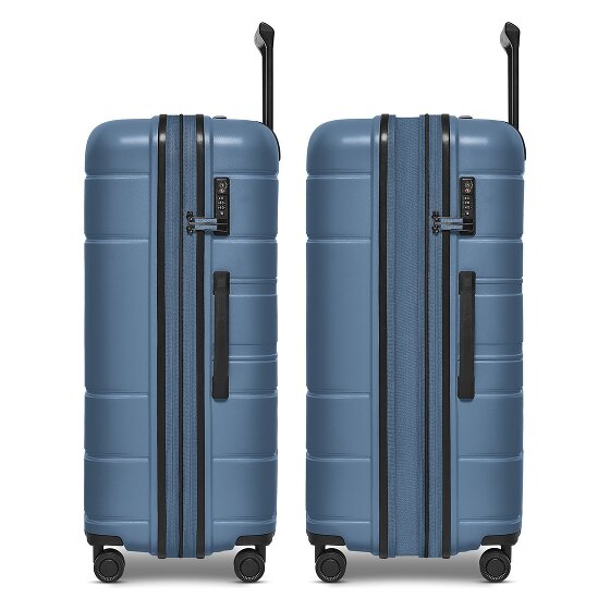 Redolz Essentials 11 4 roulettes Trolley 76 cm avec soufflet d'extension