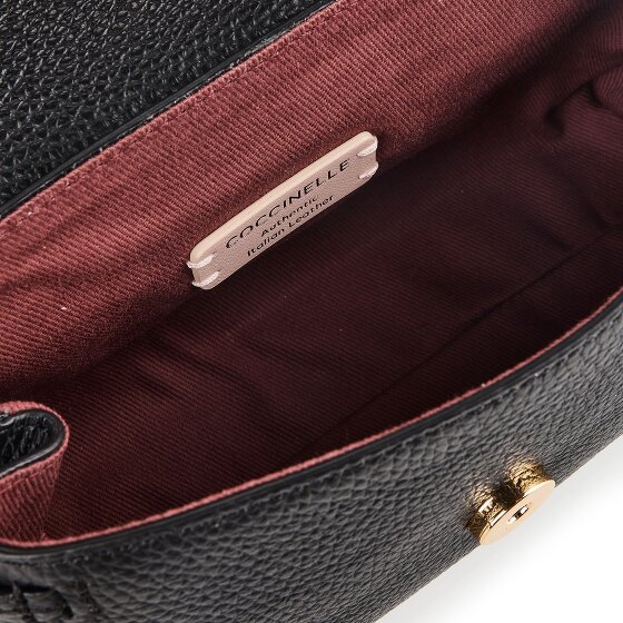 Coccinelle Thess Sac à bandoulière Cuir véritable 21 cm