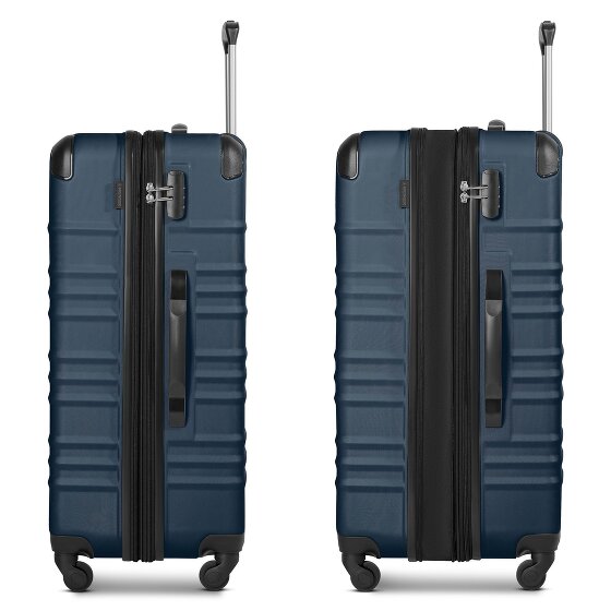 Wenger Amplar Evo 4 roulettes Trolley L 75 cm avec soufflet d'extension