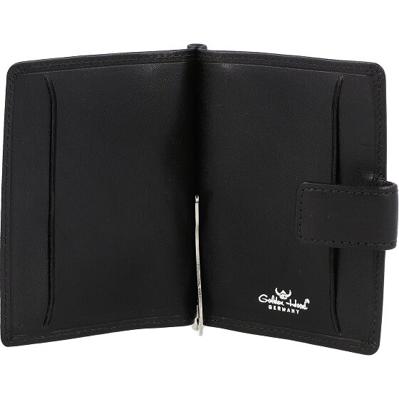 Golden Head Porte-cartes de crédit Colorado en cuir 8,5 cm avec pince à billets