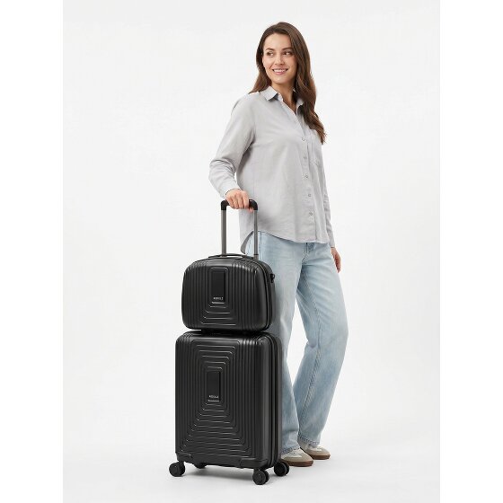 Redolz Essentials 14 Set de valises 2 pcs. trolley cabine avec soufflet extensible & Beautycase