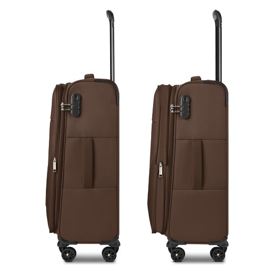 Stratic taska 4 roues Valise cabine M 65 cm avec soufflet d'extension