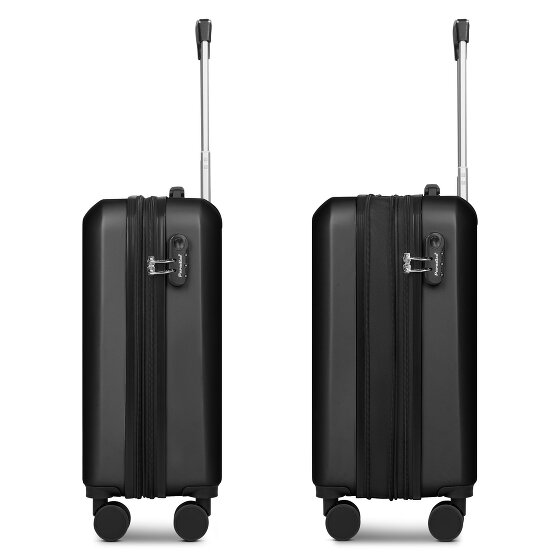 Check.In Paradise 2.0 4 roulettes Trolley de cabine S 55 cm avec soufflet d'extension