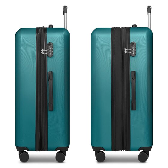 Check.In Paradise 2.0 4 roulettes Trolley L 78 cm avec soufflet d'extension