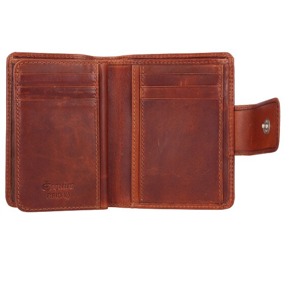 Esquire Porte-monnaie Dallas RFID cuir 12,5 cm