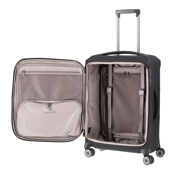 Travelite Priima 4 roulettes Trolley 68 cm avec soufflet d'extension