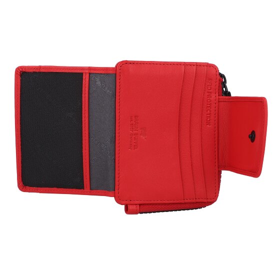 Braun Büffel Capri Étui pour cartes de crédit Protection RFID Cuir 11 cm