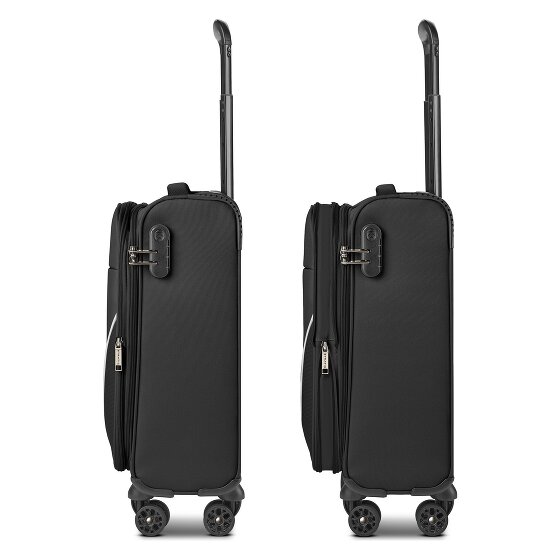 Stratic taska 4 roues Valise cabine S 55 cm avec soufflet d'extension