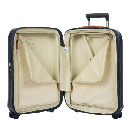 Bric's Taormina 4 roulettes Trolley S 57 cm avec soufflet d'extension