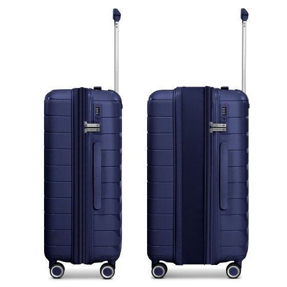 Franky London 4 roulettes Set de valises 3 pièces avec soufflet d'extension