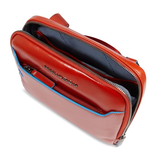 Piquadro Blue Square Sac à bandoulière Cuir véritable 21 cm