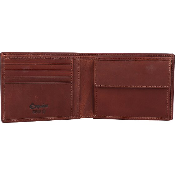 Esquire Porte-monnaie Dallas RFID cuir 12 cm