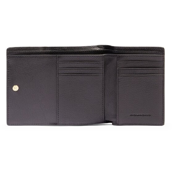 Piquadro Patricia Porte-monnaie Protection RFID Cuir véritable 9 cm