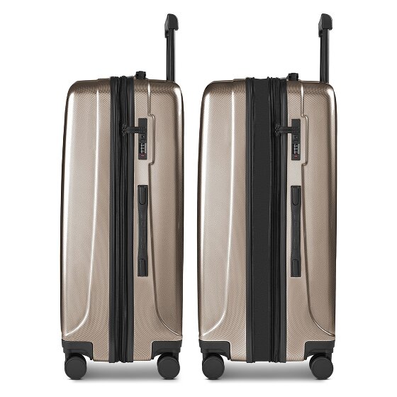 Police New York 4 roues Valise cabine L 72 cm avec soufflet d'extension