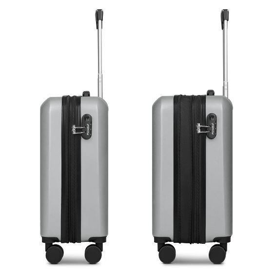 Check.In Paradise 2.0 4 roulettes Trolley de cabine S 55 cm avec soufflet d'extension