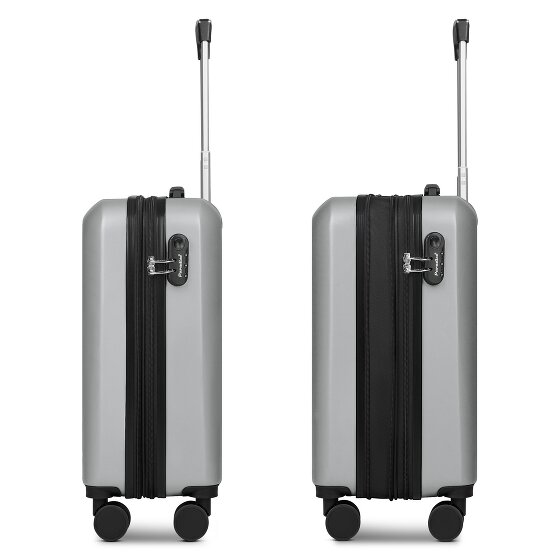 Check.In Paradise 2.0 4 roulettes Trolley de cabine S 55 cm avec soufflet d'extension