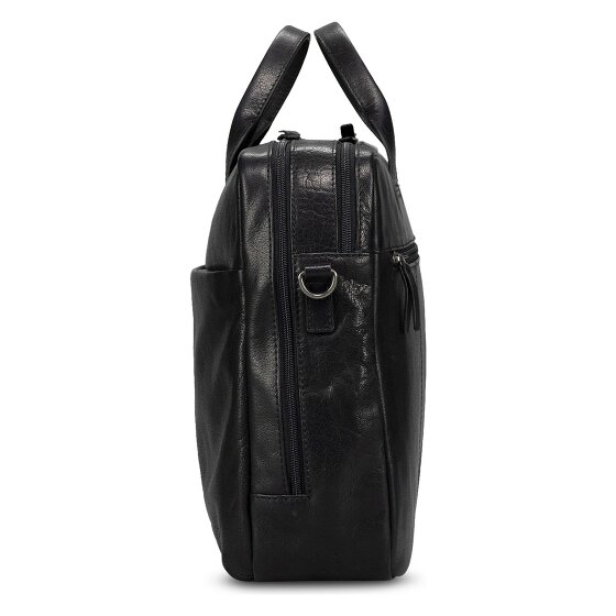 Jost Glasgow Attaché-case Cuir véritable 40 cm Compartiment ordinateur
