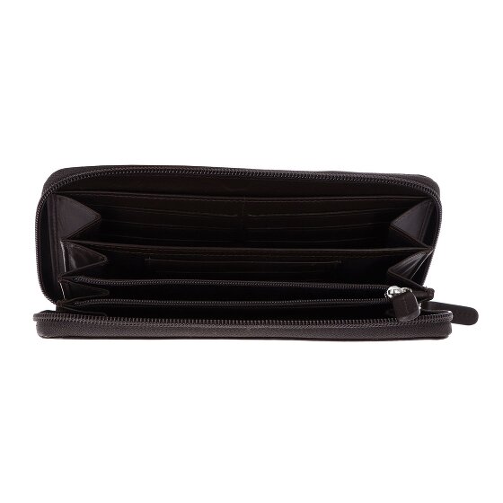 Golden Head Polo Porte-monnaie Protection RFID Cuir véritable 20 cm