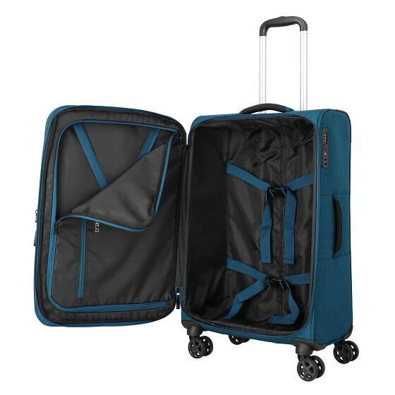 Travelite Kick Off 4 roues Set de valises 3 pièces avec soufflet d'extension
