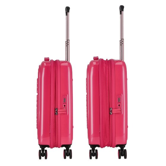 Mandarina Duck Logoduck + Metal 4 roues Valise cabine S 55 cm avec soufflet d'extension