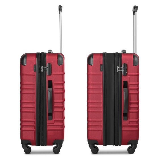 Wenger Amplar Evo 4 roulettes Set de valises 3 pièces avec soufflet d'extension