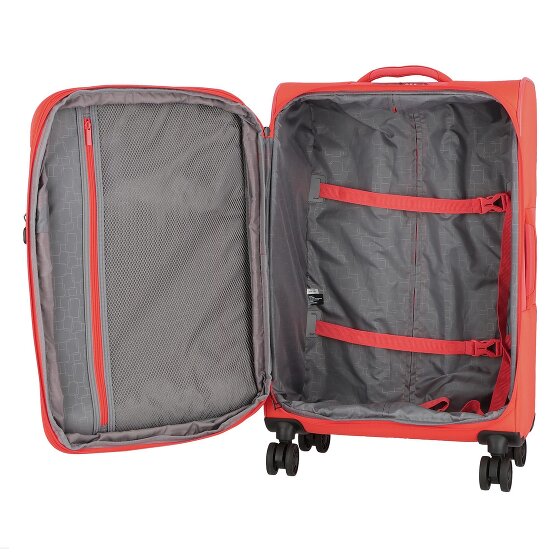 Jump Monthélys 4 roulettes Trolley 67 cm avec soufflet d'extension