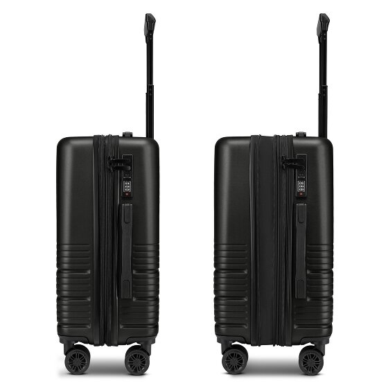 camel active Hanoi 4 roulettes Trolley de cabine S 55 cm avec soufflet d'extension