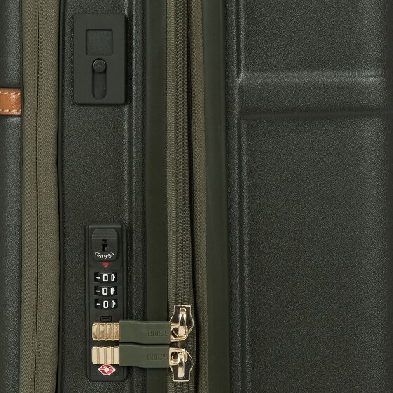 Bric's Bellagio 4 roulettes Trolley de cabine 55 cm avec soufflet d'extension