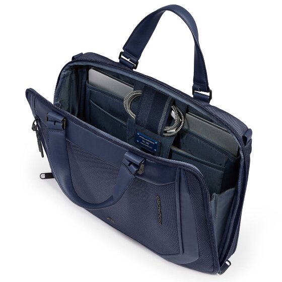 Piquadro Lyss Attaché-case 36.5 cm Compartiment ordinateur avec soufflet d'extension