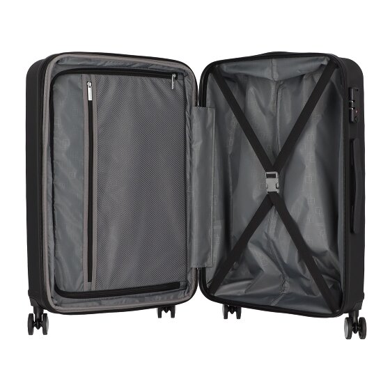 American Tourister Summer Square 4 roulettes Trolley 67 cm avec soufflet d'extension