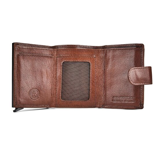 Greenburry Newport Porte-monnaie Protection RFID Cuir véritable 9.5 cm