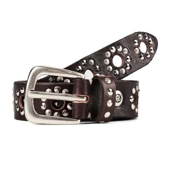 b.belt Ceinture à rivets Cuir véritable