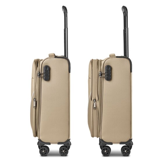 Stratic taska 4 roues Valise cabine S 55 cm avec soufflet d'extension