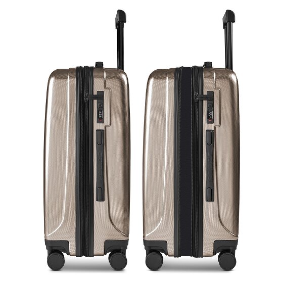 Police New York 4 roues Valise cabine M 62 cm avec soufflet d'extension