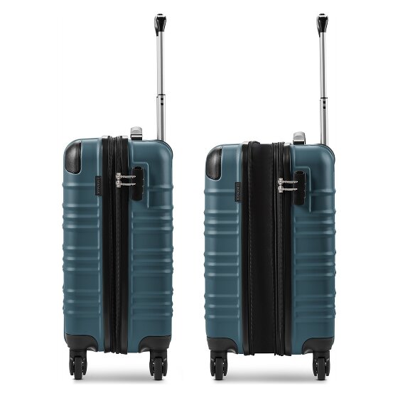Wenger Amplar Evo 4 roulettes Trolley de cabine S 53 cm avec soufflet d'extension