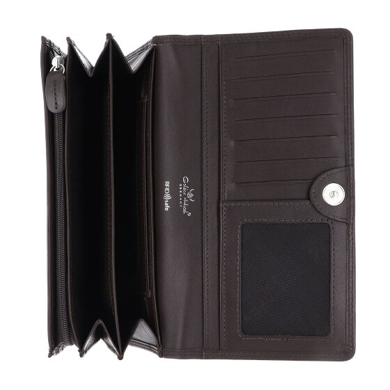 Golden Head Polo Porte-monnaie Protection RFID Cuir véritable 19 cm