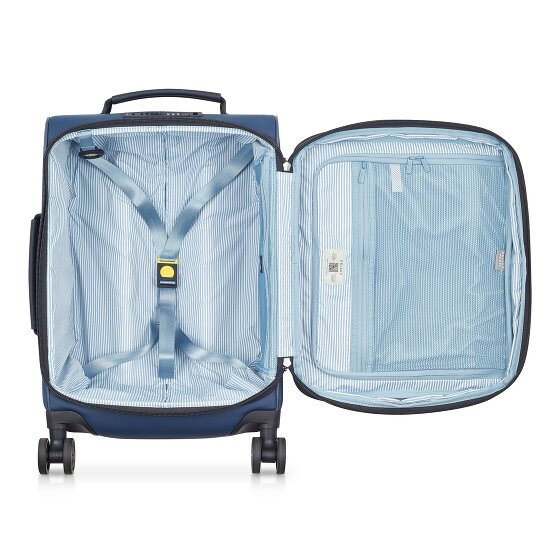 Delsey Paris Turenne Soft 4 roulettes Trolley de cabine 55 cm avec soufflet d'extension
