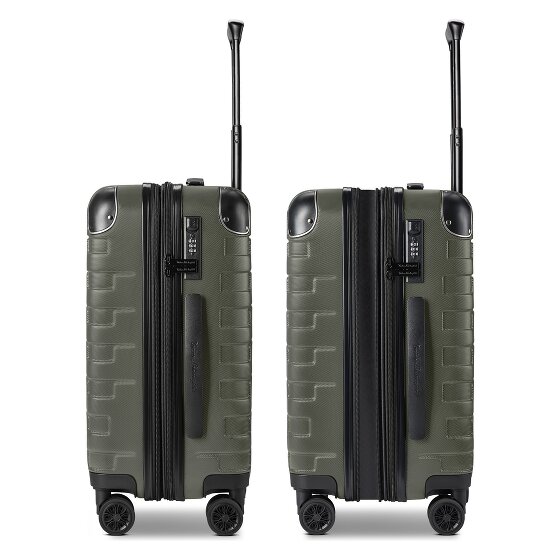 Tonino Lamborghini Milano 4 roues Valise cabine S 54 cm avec soufflet d'extension
