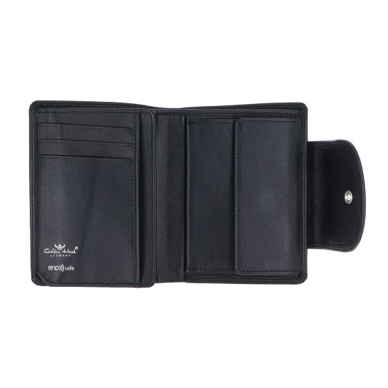 Golden Head Polo Porte-monnaie Protection RFID Cuir véritable 12 cm