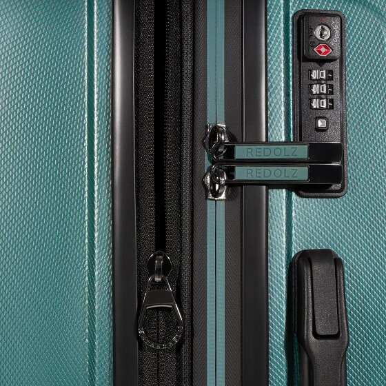 Redolz Essentials 14 4 roulettes Set de valises 3 pièces avec soufflet d'extension